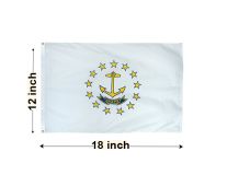 12"x18" Rhode Island Nylon Outdoor Flag